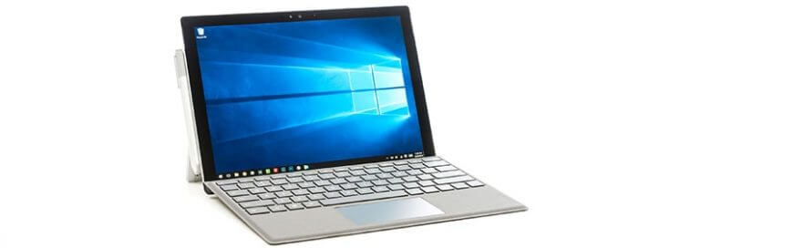 Image of Windows 10 on laptop